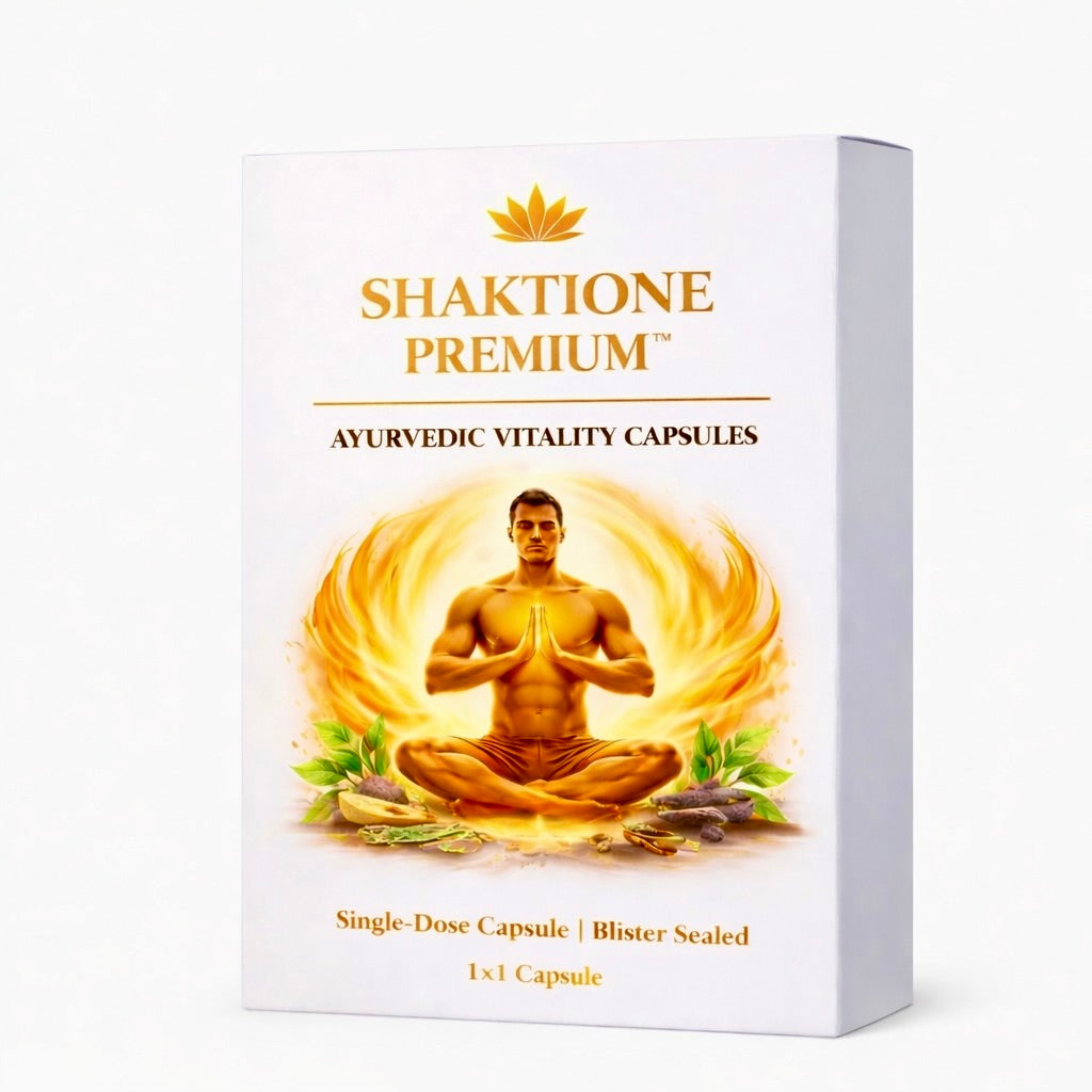 Shaktione Premium™   Ayurvedic Male Vitality Capsules